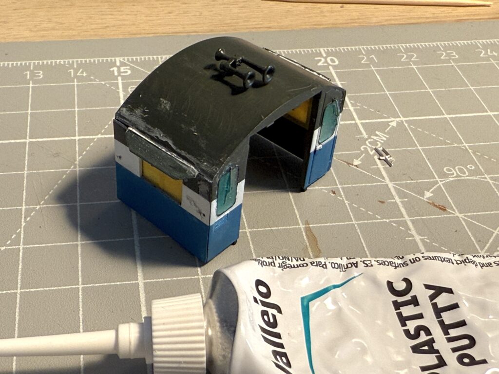 Cab sun shades installed.