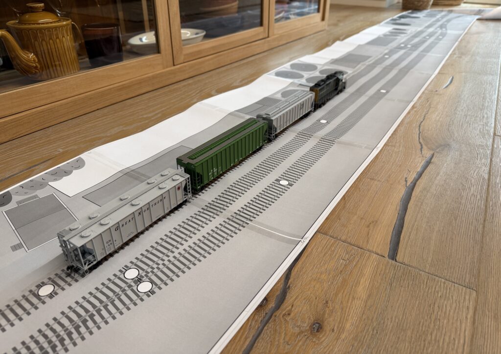 Testing the track plan