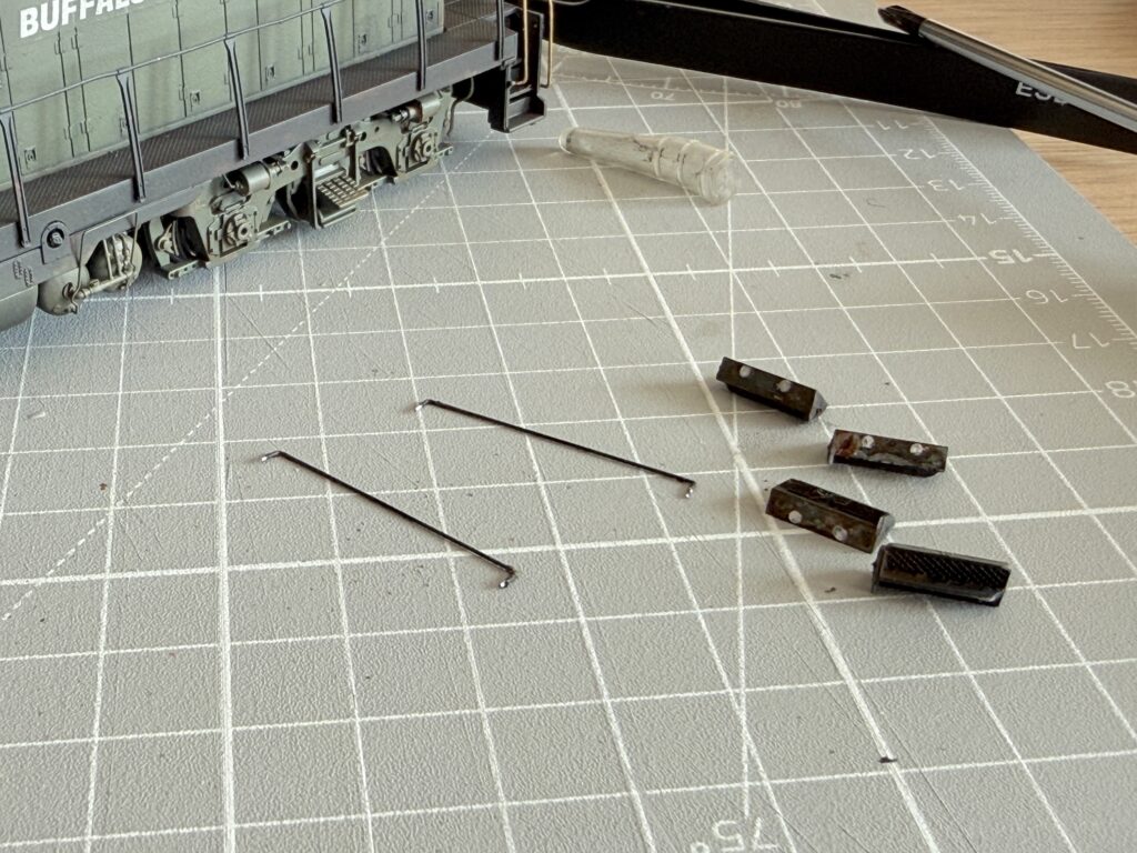 Weathering a locomotive