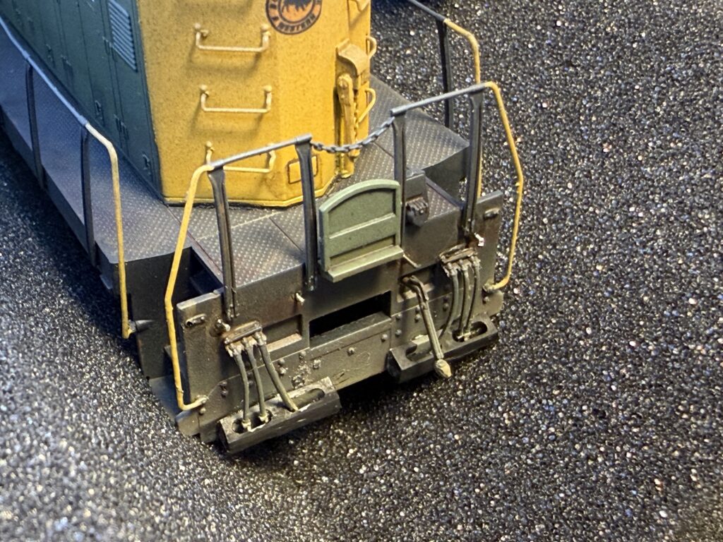 Weathering a locomotive