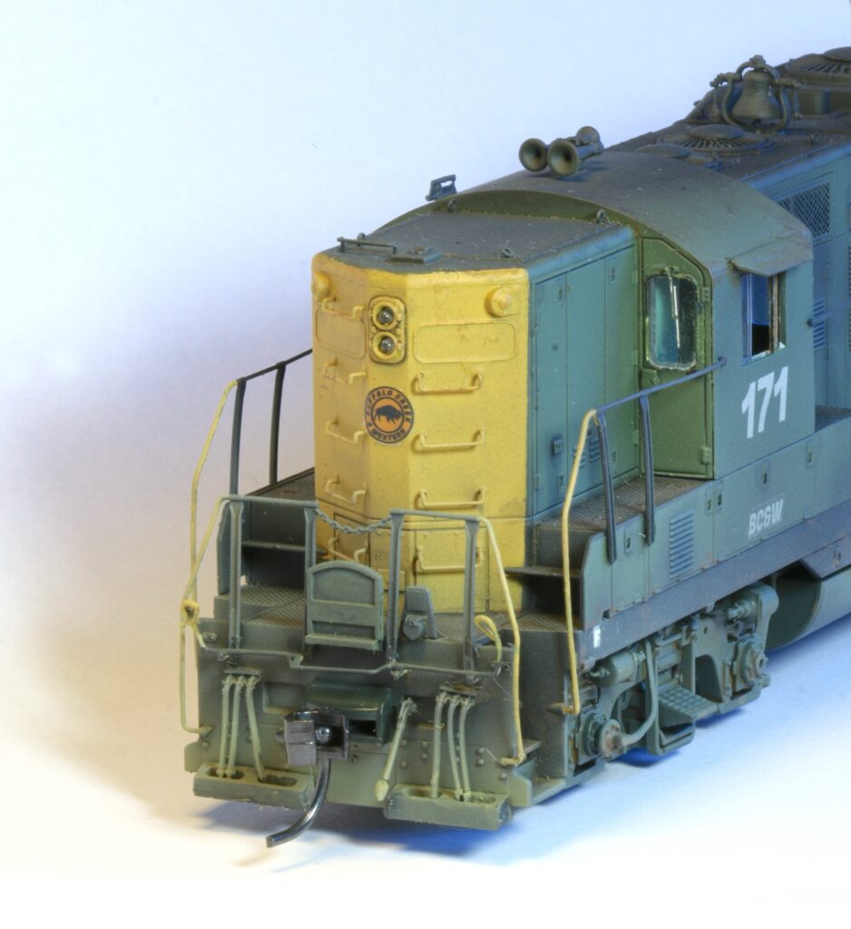 Buffalo Creek & Western GP9 #171 front details