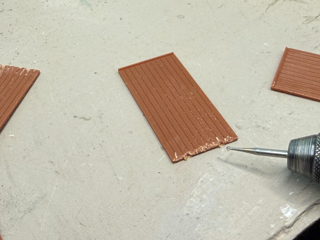 Distressing the doors