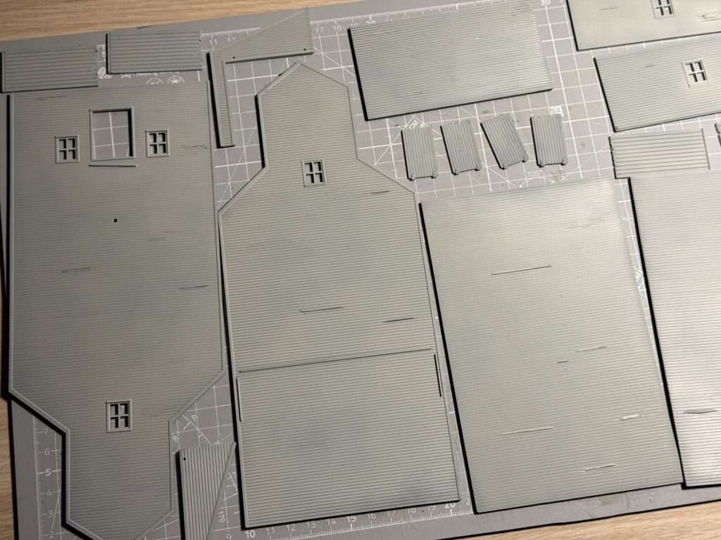 Anderson Grain Co. Elevator: parts painted