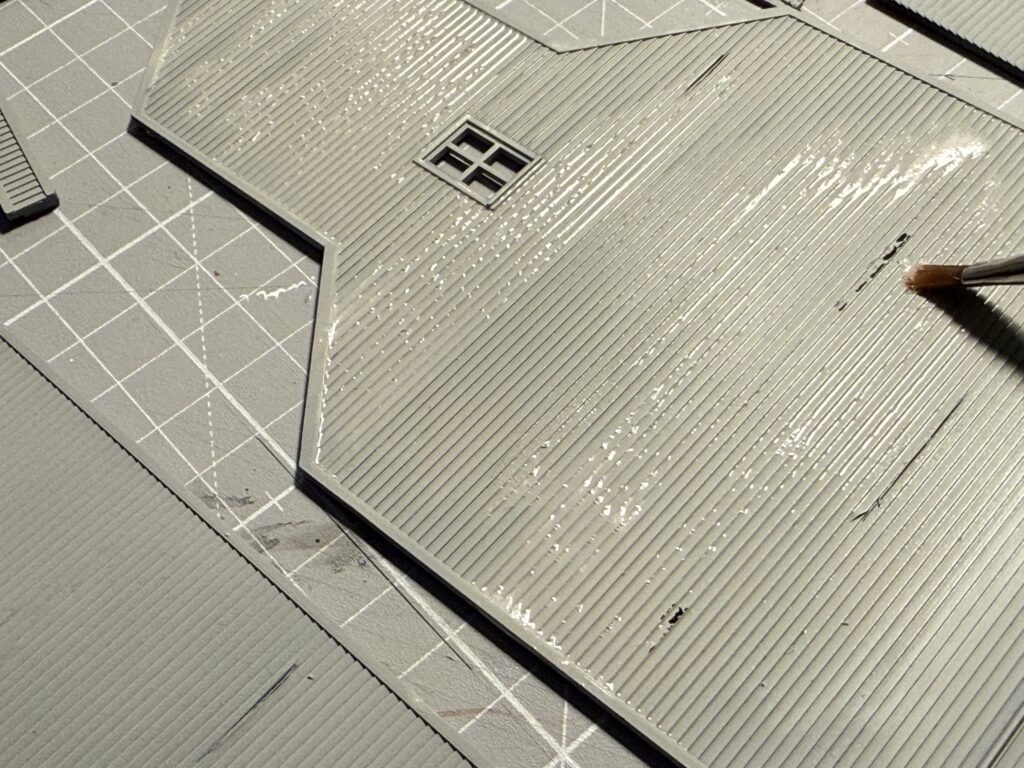 Adding a thin layer of water