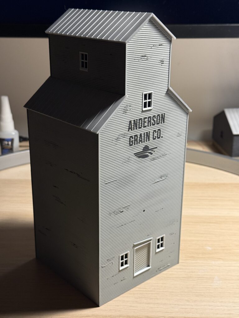 Anderson Grain Co. elevator assembled