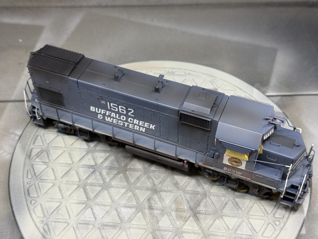 B&C&W GP15-1 weathering: roof