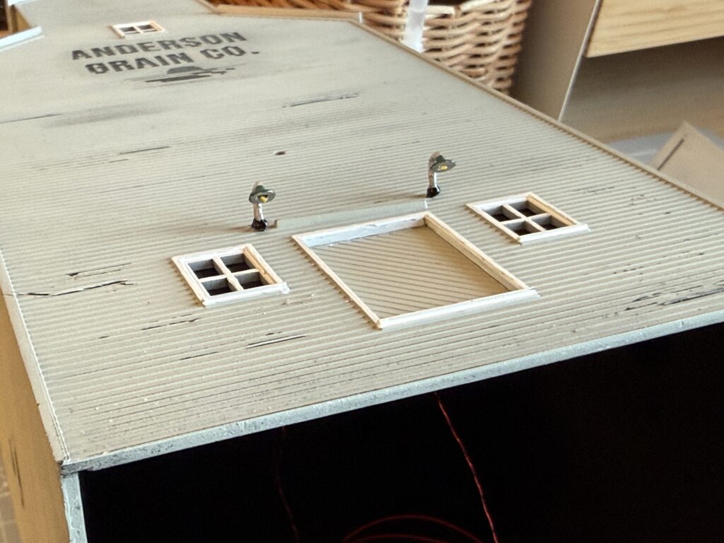 Anderson Grain Co. Elevator gooseneck lamps