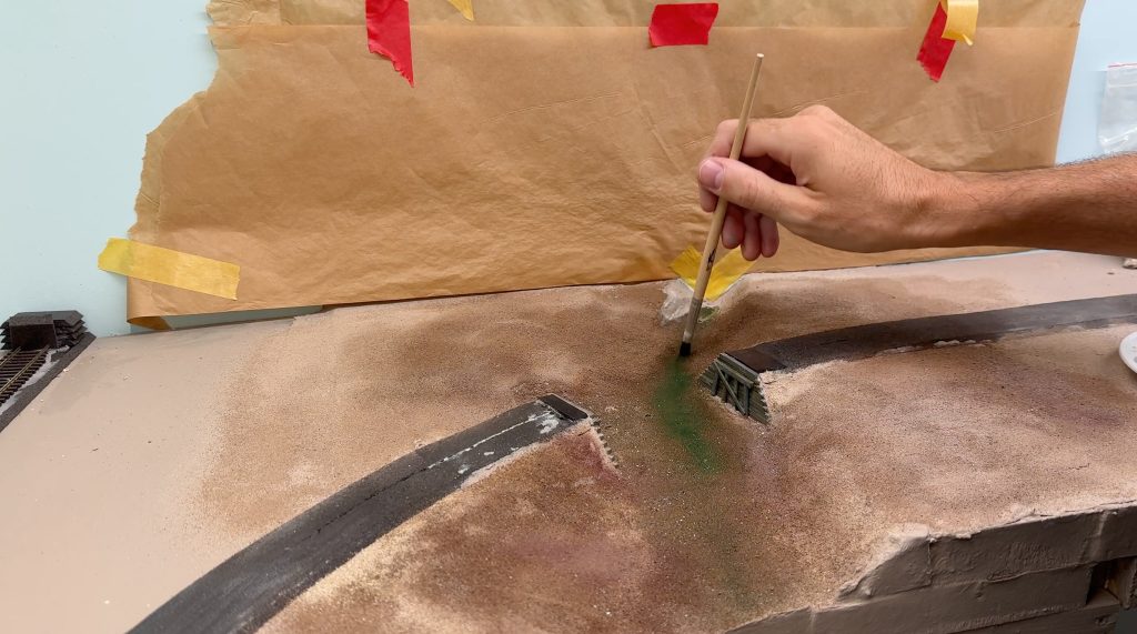 Painting the riverbed