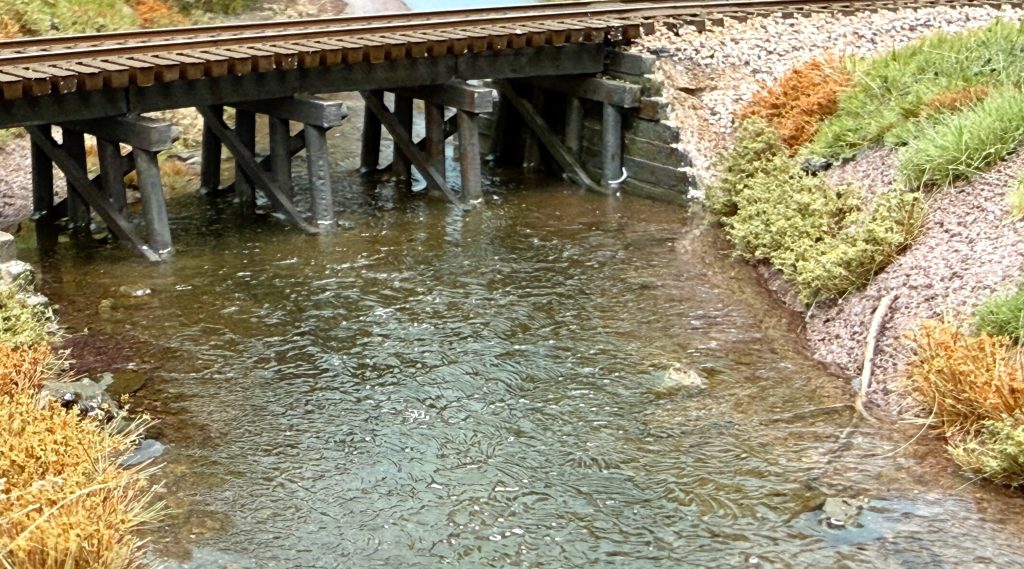 Bridge scenery, Buffalo Creek detail